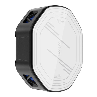 Wiwu Wi-R001 15W M-safe Şarj Özellikli RGB Işıklı Telefon Soğutucu Fan Siyah