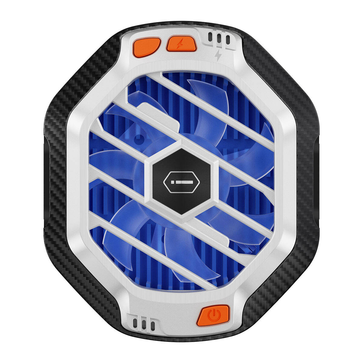 Wiwu Wi-R001 15W M-safe Şarj Özellikli RGB Işıklı Telefon Soğutucu Fan Siyah