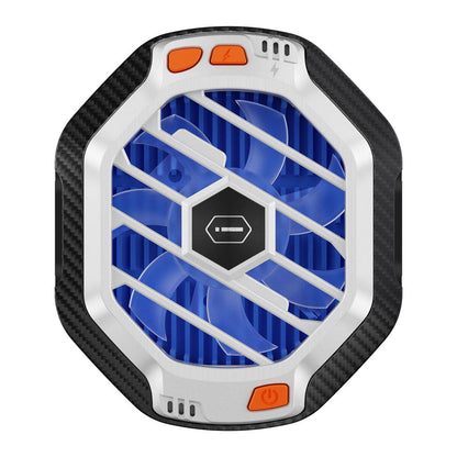 Wiwu Wi-R001 15W M-safe Şarj Özellikli RGB Işıklı Telefon Soğutucu Fan Siyah