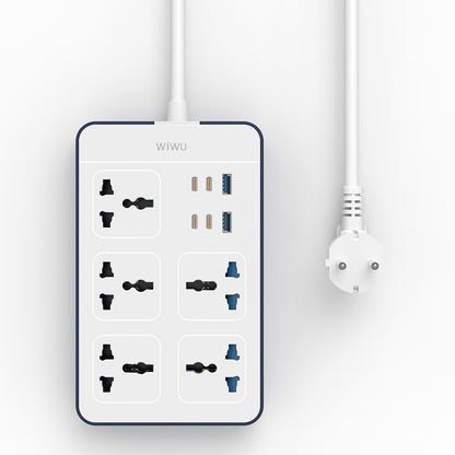 Wiwu Wi-S006 20W GaN Tech Power Strip 11 in 1 Çoklu Priz Beyaz