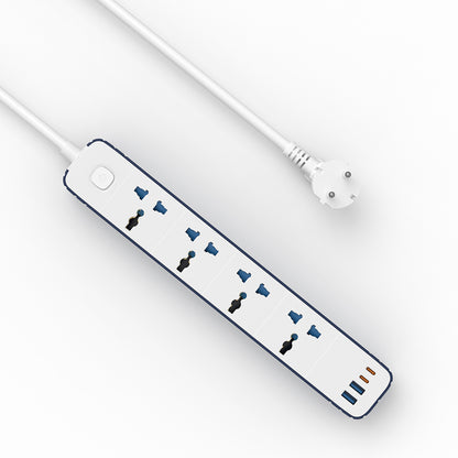 Wiwu Wi-S007 20W GaN Tech Power Strip 8 in 1 Çoklu Priz 2M Beyaz