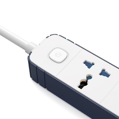 Wiwu Wi-S007 20W GaN Tech Power Strip 8 in 1 Çoklu Priz 2M Beyaz