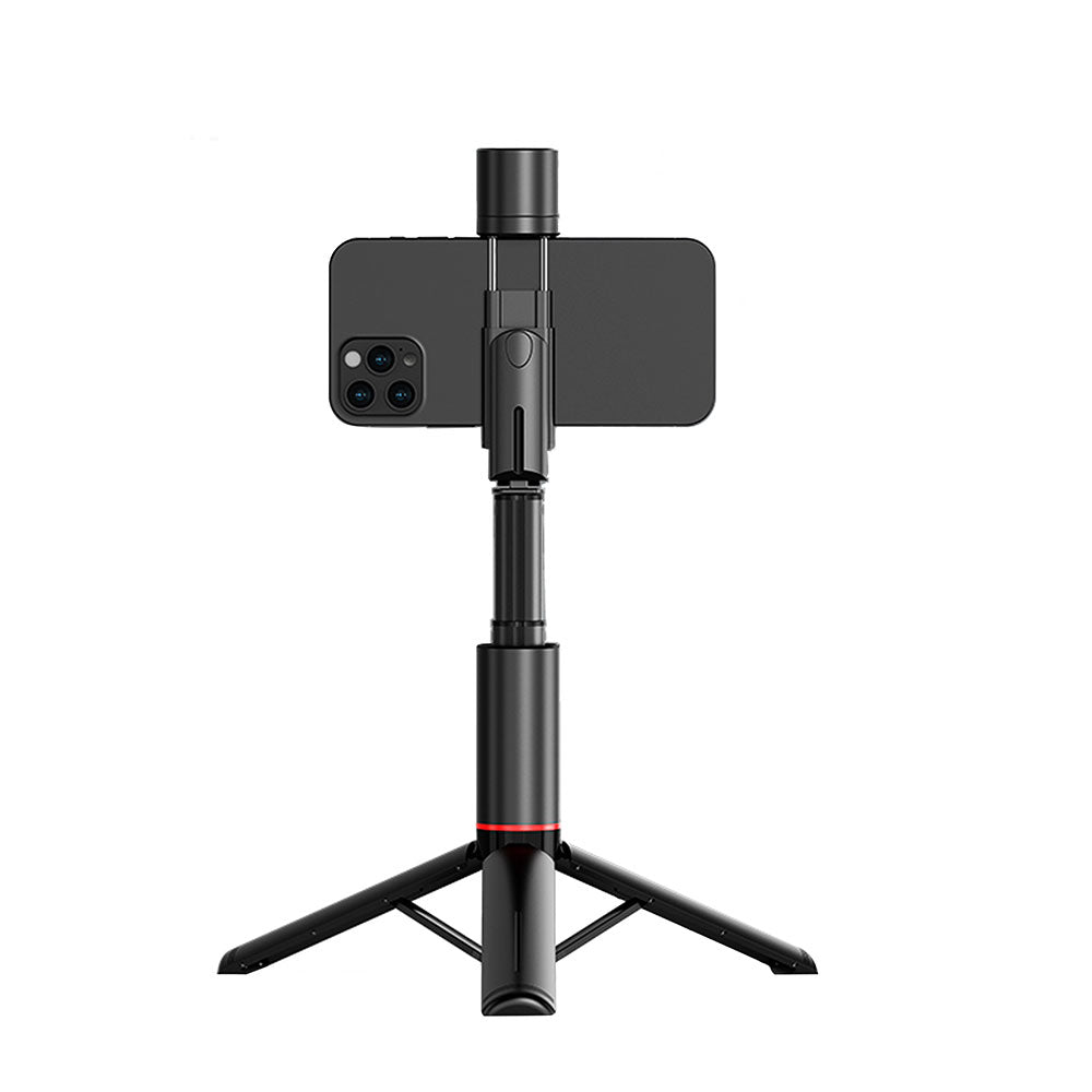 Wiwu Wi-SE003 Sharp Film Serisi Çok Fonksiyonlu Işıklı Sabitleyici Canlı Yayın Tripod Selfie Çubuğu Siyah