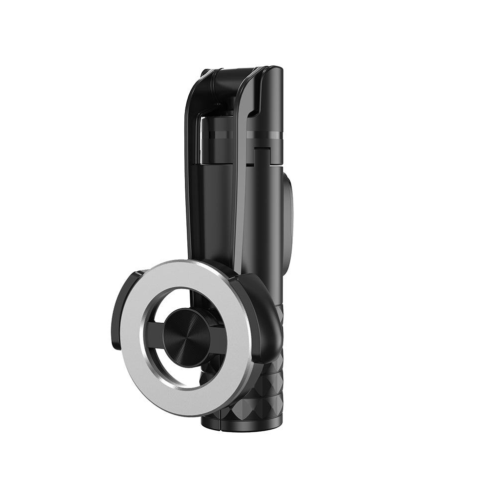 Wiwu Wi-SE014 Magnetik Özellikli 360 Derece Dönebilen Kumandalı Selfie Çubuğu ve Tripod Siyah