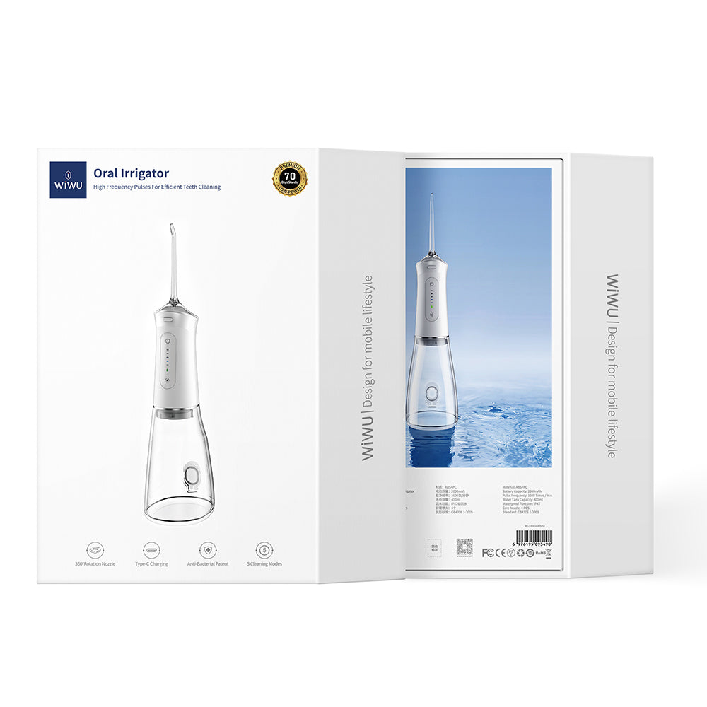 Wiwu Wi-TP002 Taşınabilir Ağız Duşu Makinesi Beyaz