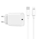 Wiwu Wi-U001 Quick 20W Tek Bağlantılı Şarj Başlığı Type-C to Lightning PD 20W Kablolu Şarj Seti