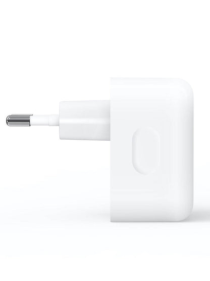 Wiwu Wi-U010 Comet Serisi Dual Type-C Hızlı Şarj Özellikli Seyahat Şarj Başlığı 35W Beyaz