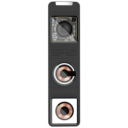Wiwu Wi-W001 3in1 Katlanabilir Magnetik Kablosuz Şarj Standı Gri