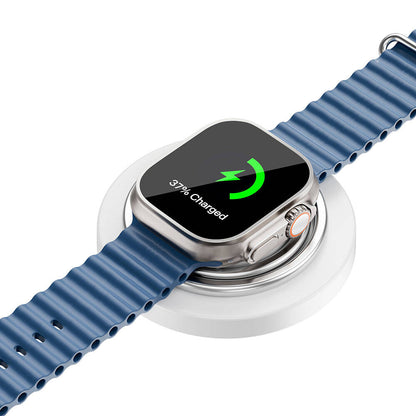 Wiwu Wi-W027 Standlı Hızlı ve M-safe Şarj Özellikli Kablosuz Şarj Aleti 15W Beyaz