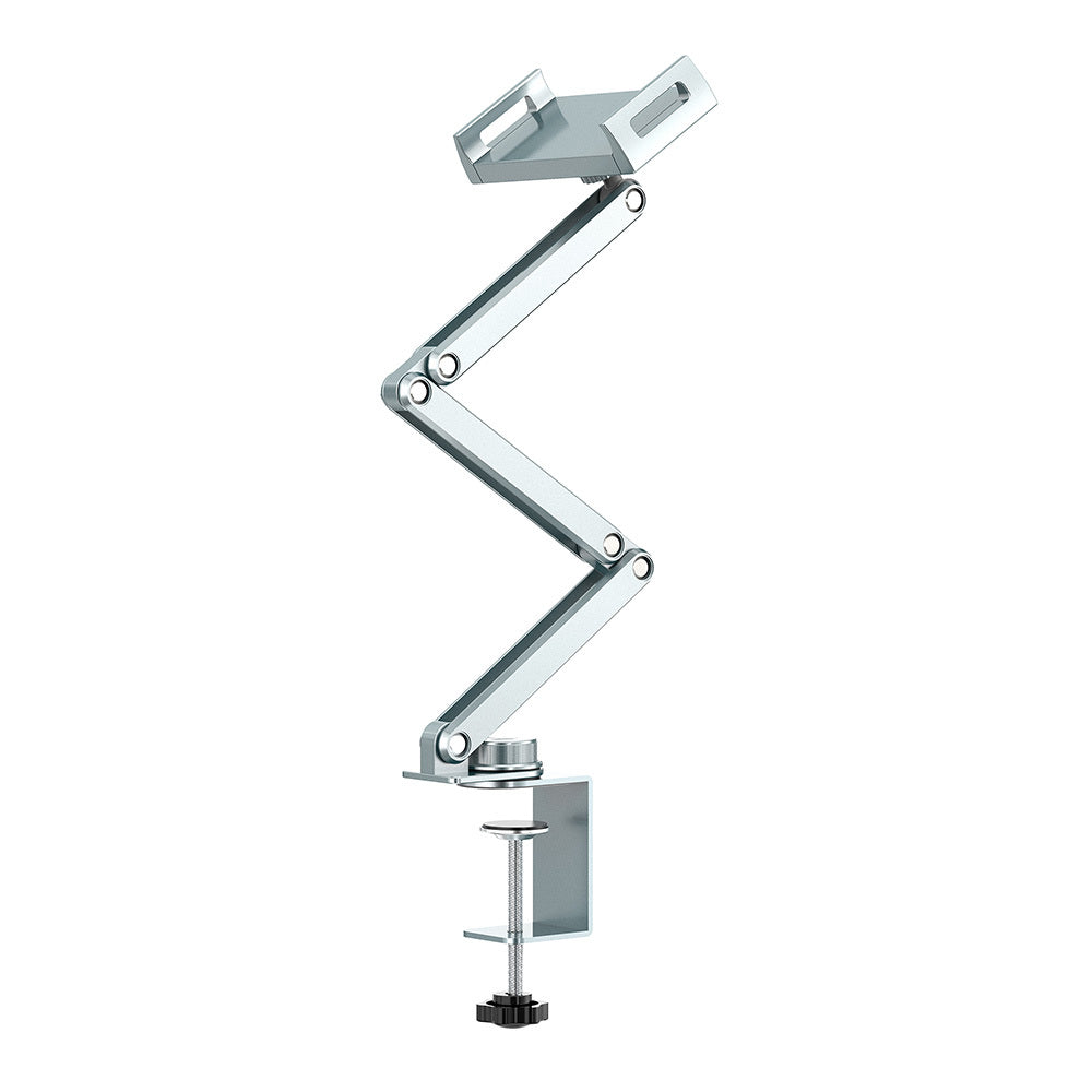 Wiwu Wi-ZM001 Ayarlanabilir Oynar Başlıklı 360° Dönebilen Metal Telefon ve Tablet Tutucu Gri