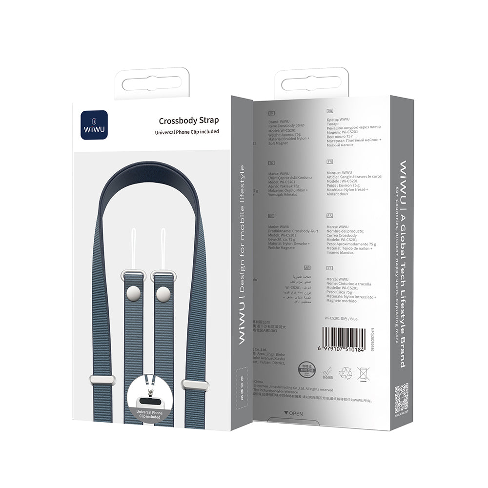 Wiwu Wi‑CS201 Telefon Boyun Askı İpi 205cm Kahverengi