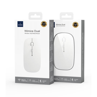 Wiwu Wimice Dual Serisi WM101 Pro Mouse 1600 DPI v5.3 Beyaz