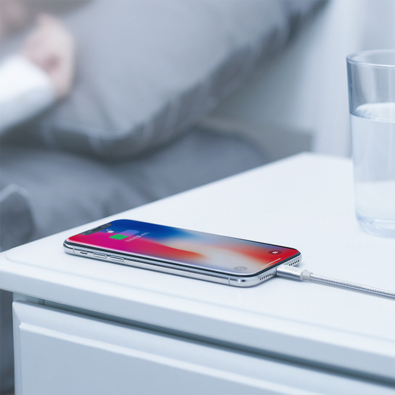 Wiwu WP201 MFI Lightning Kablo Kırmızı