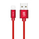 Wiwu WP201 MFI Lightning Kablo Kırmızı