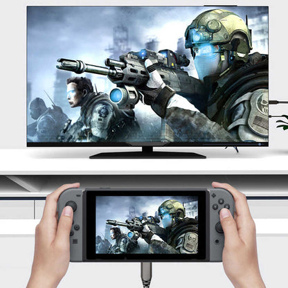 Wiwu X10 Type-C to HDMI Kablo Gri