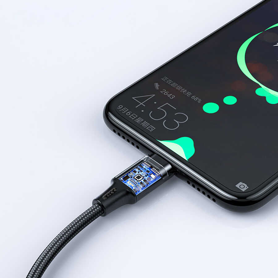 Wiwu YZ108 3 in 1 Usb Kablo Siyah