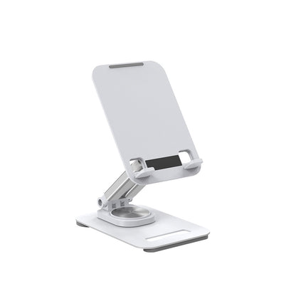 Wiwu ZM010 Taşınabilir Katlanabilir 360 Dönebilen Metal Telefon ve Tablet Standı Beyaz