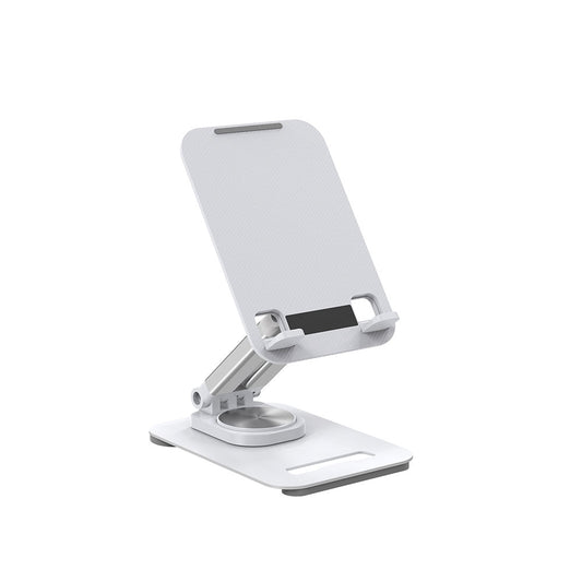 Wiwu ZM010 Taşınabilir Katlanabilir 360 Dönebilen Metal Telefon ve Tablet Standı Beyaz