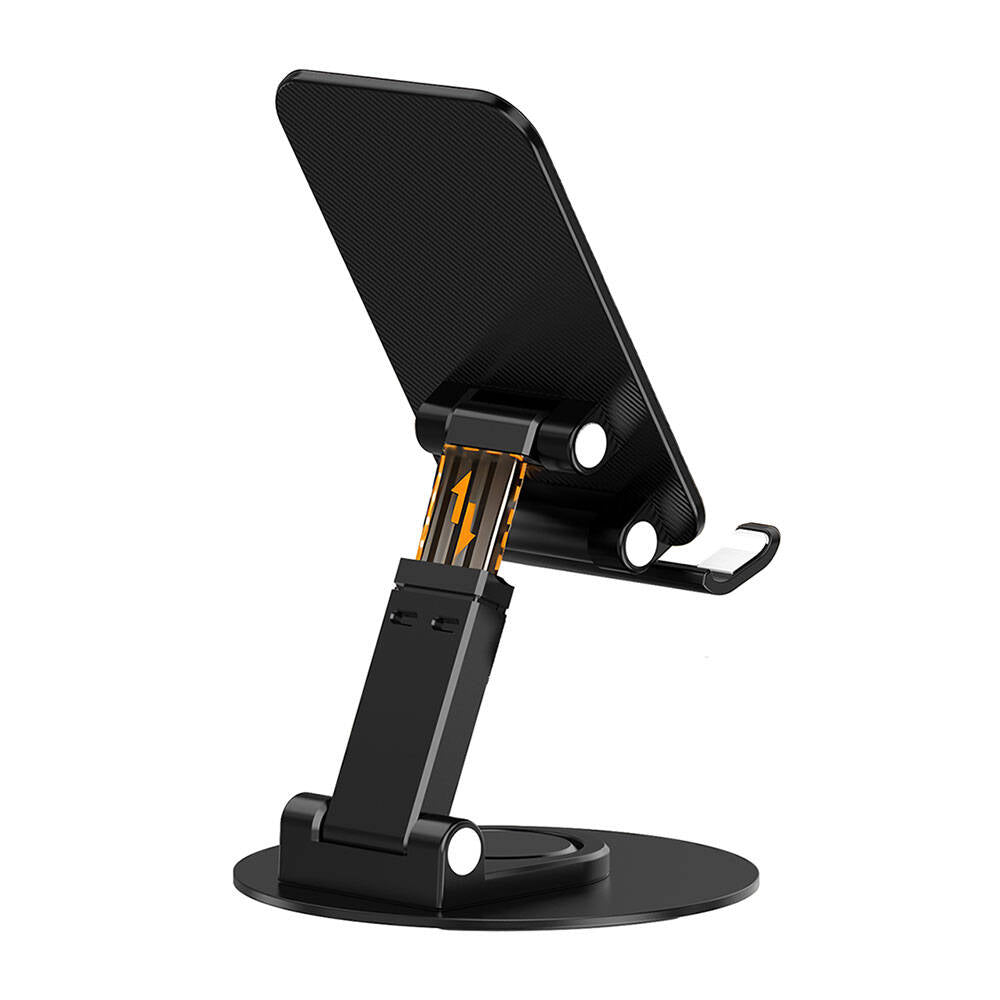 Wiwu ZM011 Taşınabilir Katlanabilir 360 Dönebilen Metal Telefon ve Tablet Standı Siyah