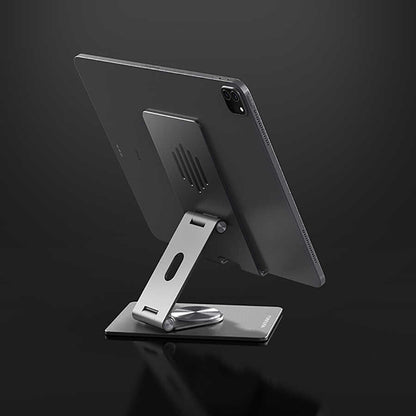 Wiwu ZM106 Taşınabilir Katlanabilir 360 Dönebilen Metal Telefon ve Tablet Standı Siyah