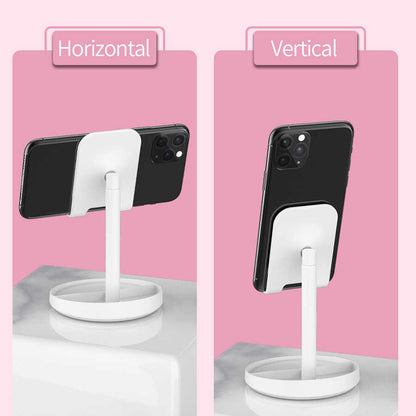 Wiwu ZM201 Aynalı Tablet - Telefon Standı Beyaz