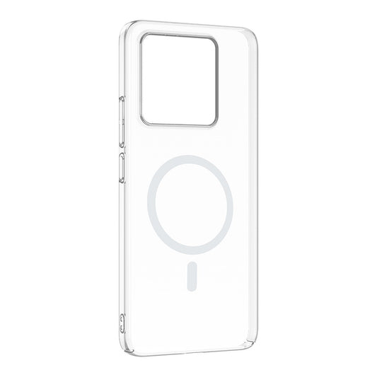 Xiaomi 14T Kamera Korumalı M-Safe Şarj Özellikli Şeffaf Zore London Sert PC Kapak