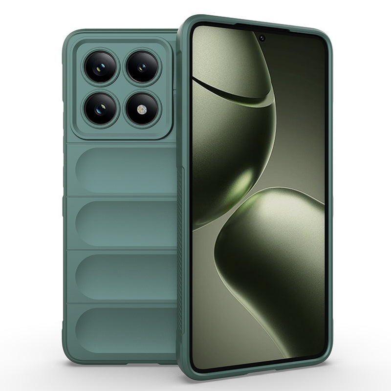 Xiaomi 14T Kılıf Esnek TPU Oyuklu Arka Yüzey Tasarımlı Zore Etnik Silikon Kapak