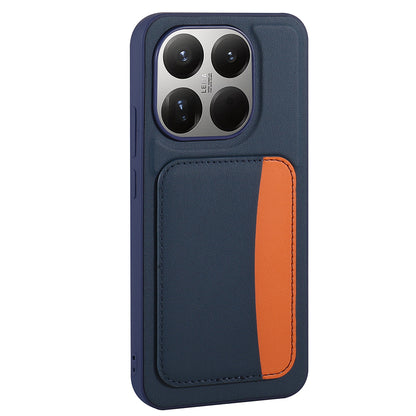 Xiaomi 15T Kılıf Kartlıklı Zore X-Kart Silikon Kapak Siyah