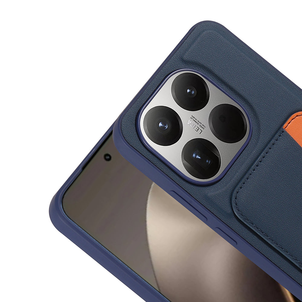 Xiaomi 15T Kılıf Kartlıklı Zore X-Kart Silikon Kapak Koyu Gri