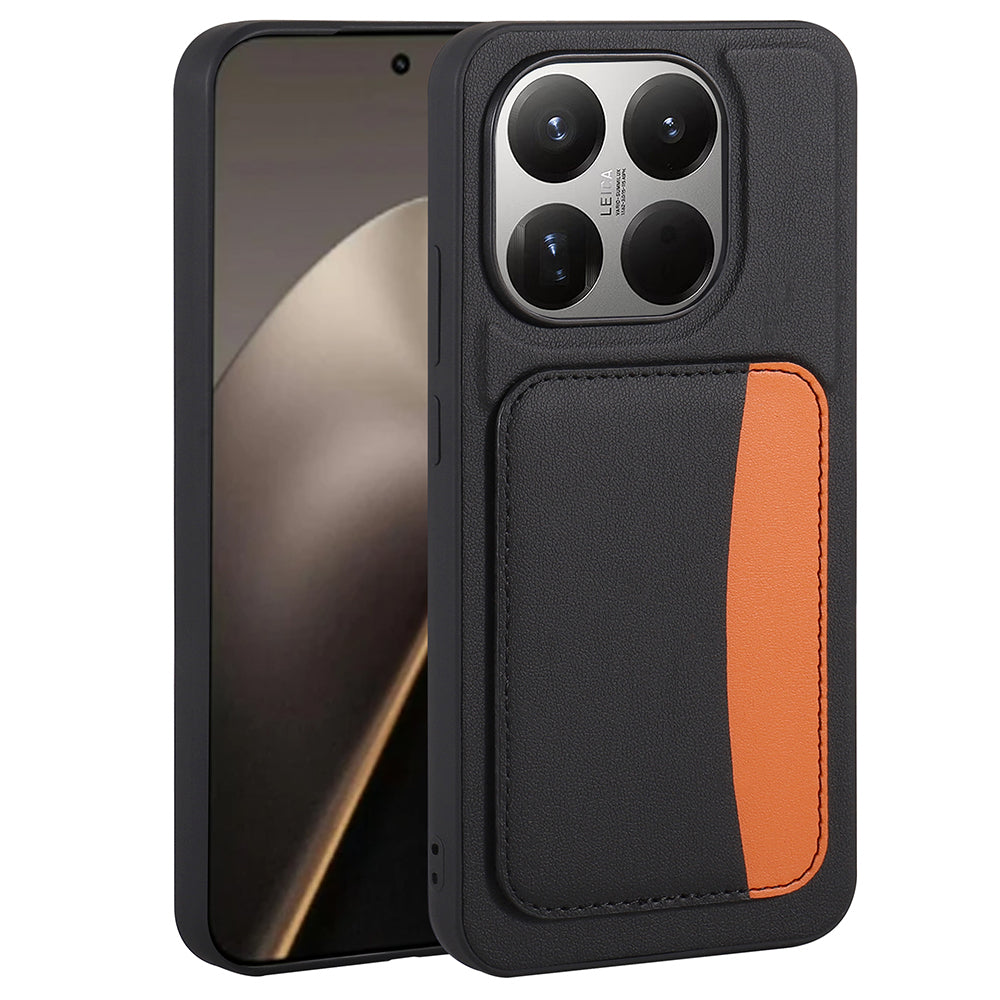 Xiaomi 15T Kılıf Kartlıklı Zore X-Kart Silikon Kapak Siyah