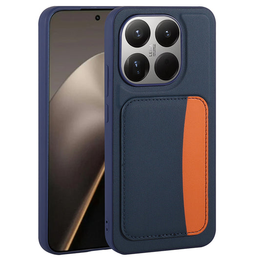 Xiaomi 15T Kılıf Kartlıklı Zore X-Kart Silikon Kapak Lacivert