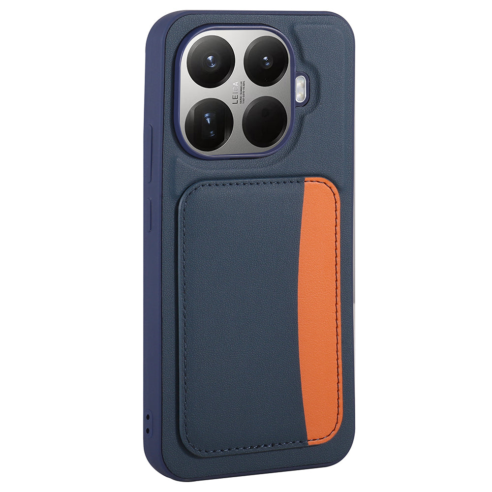 Xiaomi 15T Pro Kılıf Kartlıklı Zore X-Kart Silikon Kapak Lacivert