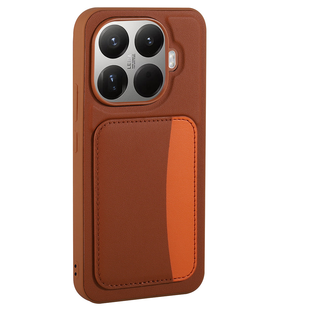 Xiaomi 15T Pro Kılıf Kartlıklı Zore X-Kart Silikon Kapak Koyu Gri