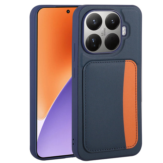 Xiaomi 15T Pro Kılıf Kartlıklı Zore X-Kart Silikon Kapak Lacivert