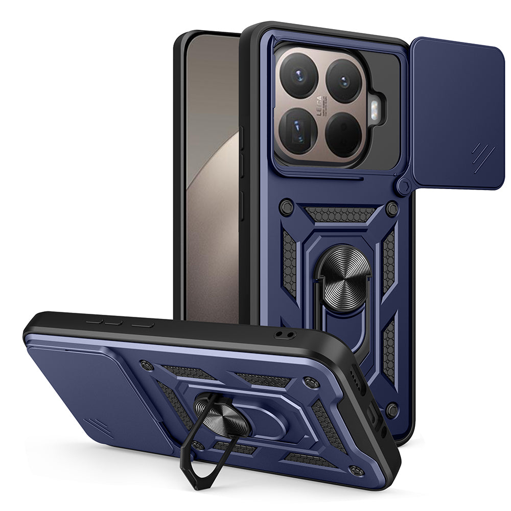 Xiaomi 15T Pro Kılıf Magnetik Standlı Kamera Korumalı Zore Sürgülü Vega Kapak