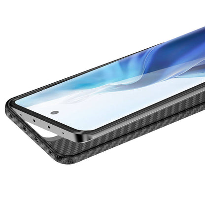 Xiaomi Mi 13 Kılıf Aramid Karbon Fiber M-safe Özellikli Wlons Radison Kapak Siyah