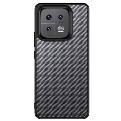 Xiaomi Mi 13 Pro Kılıf Aramid Karbon Fiber M-safe Özellikli Wlons Radison Kapak Siyah