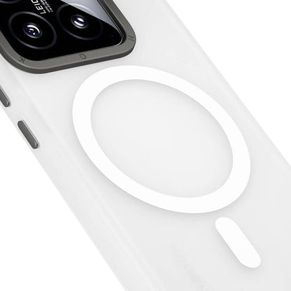 Xiaomi Mi 14 Kılıf M-safe Şarj Özellikli Youngkit Hidden Sand Serisi Kapak Siyah