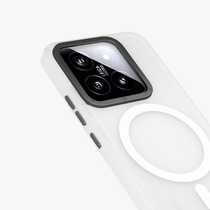 Xiaomi Mi 14 Kılıf M-safe Şarj Özellikli Youngkit Hidden Sand Serisi Kapak Siyah