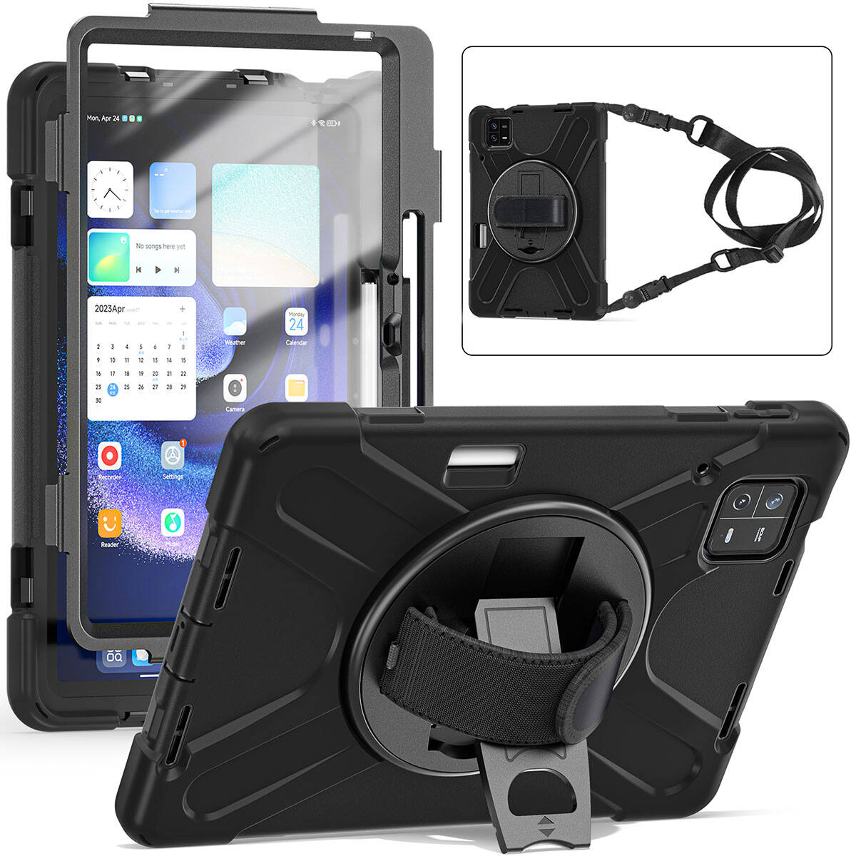 Xiaomi Pad 6 Zore Defender Tablet Silikon Siyah