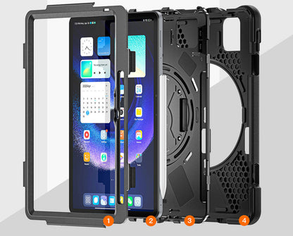 Xiaomi Pad 6 Zore Defender Tablet Silikon Siyah