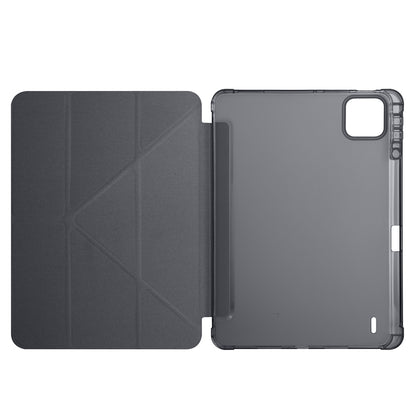 Xiaomi Pad 7 Kılıf Zore Tri Folding Kalem Bölmeli Standlı Kılıf Mavi