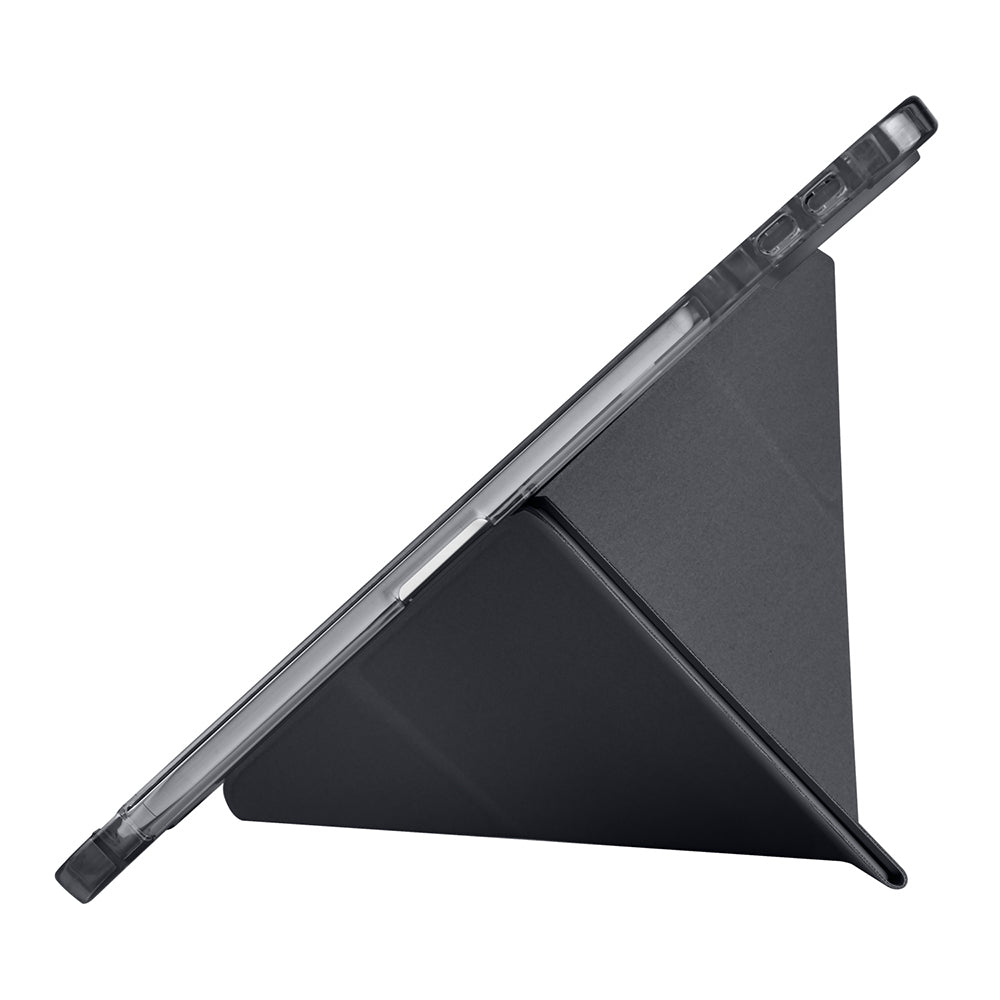 Xiaomi Pad 7 Kılıf Zore Tri Folding Kalem Bölmeli Standlı Kılıf Lacivert