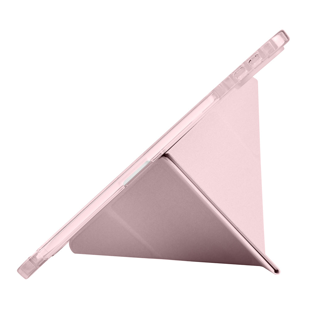 Xiaomi Pad 7 Kılıf Zore Tri Folding Kalem Bölmeli Standlı Kılıf Siyah