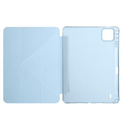 Xiaomi Pad 7 Pro Kılıf Zore Tri Folding Kalem Bölmeli Standlı Kılıf Lacivert