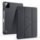 Xiaomi Pad 7 Pro Kılıf Zore Tri Folding Kalem Bölmeli Standlı Kılıf Siyah