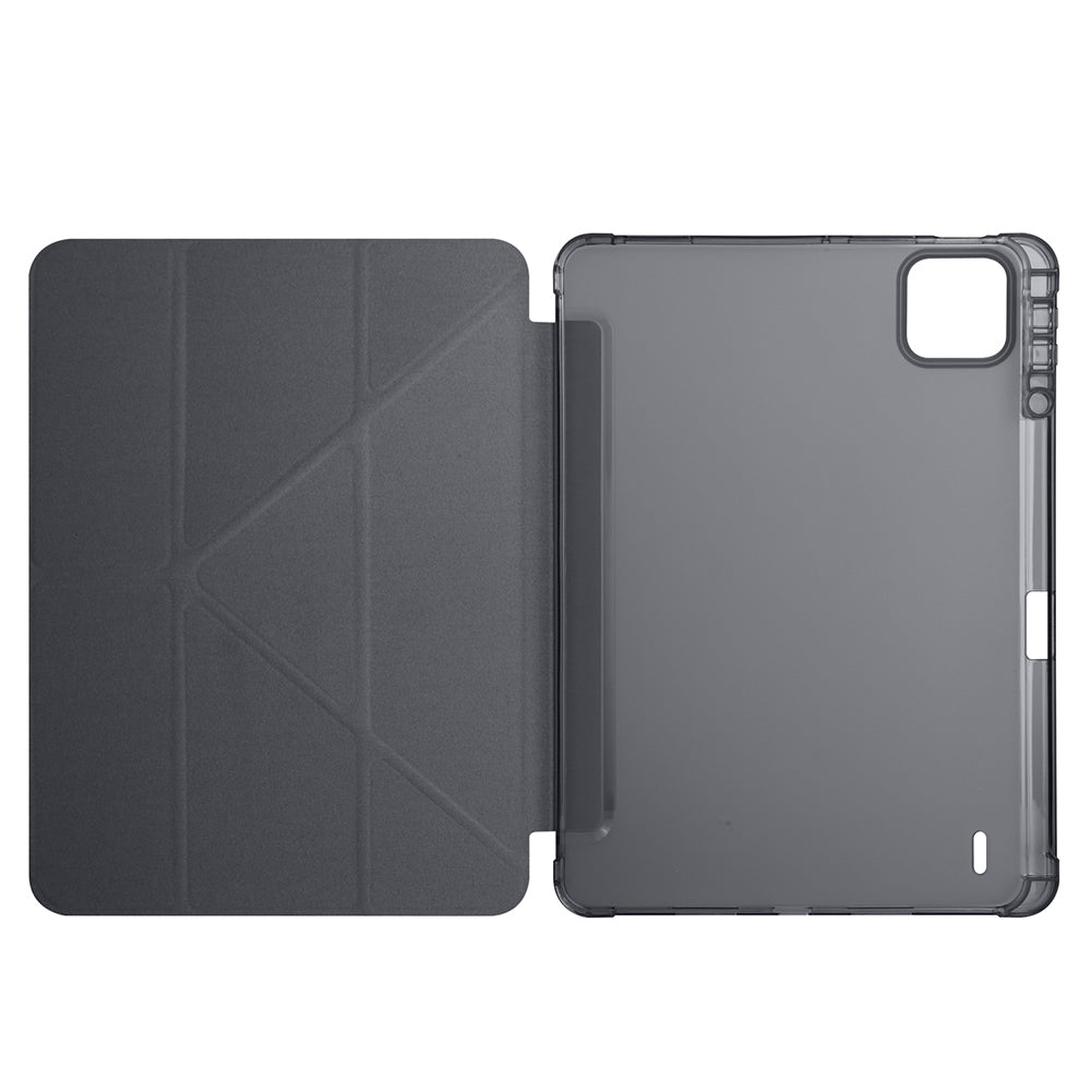 Xiaomi Pad 7 Pro Kılıf Zore Tri Folding Kalem Bölmeli Standlı Kılıf Mavi