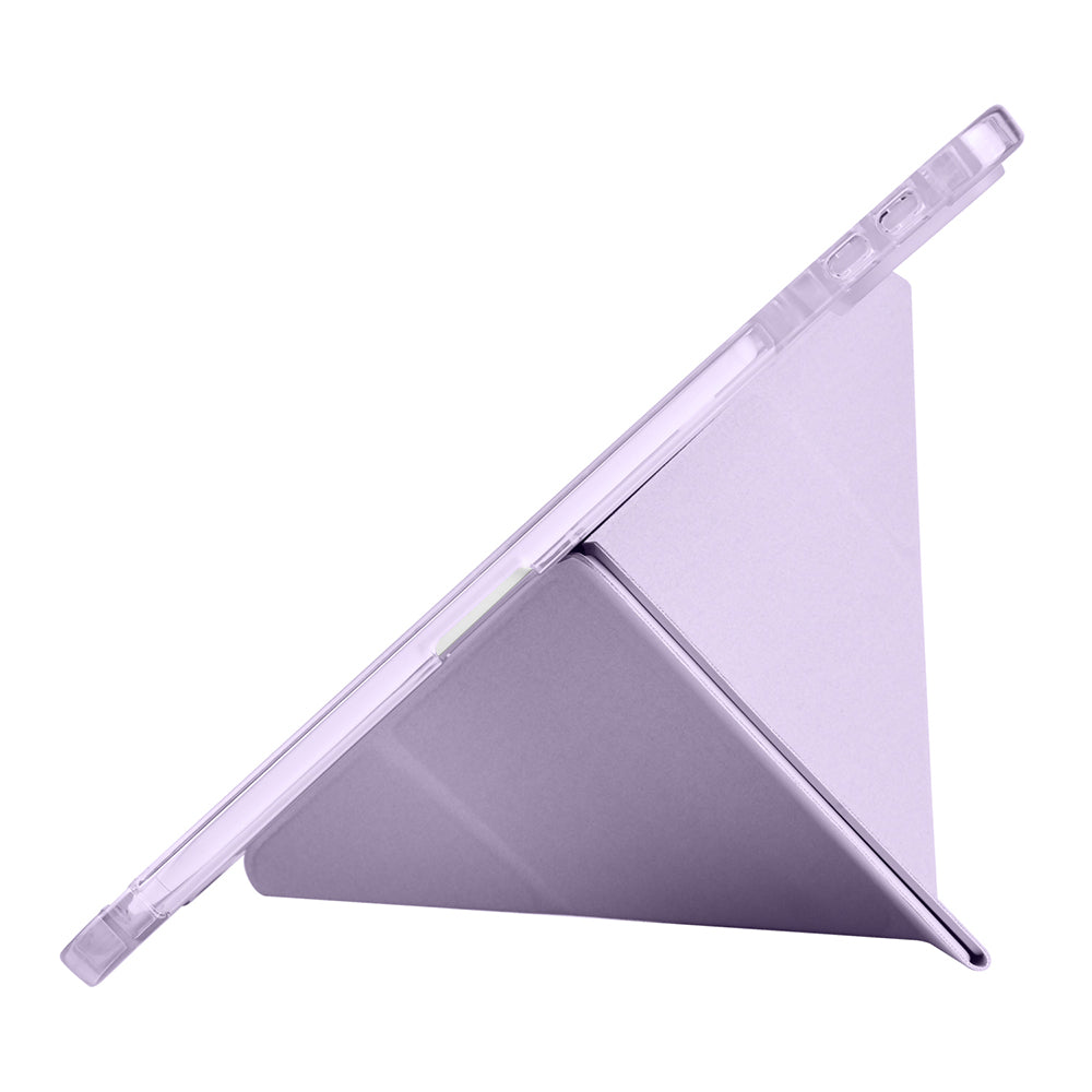 Xiaomi Pad 7 Pro Kılıf Zore Tri Folding Kalem Bölmeli Standlı Kılıf Lila