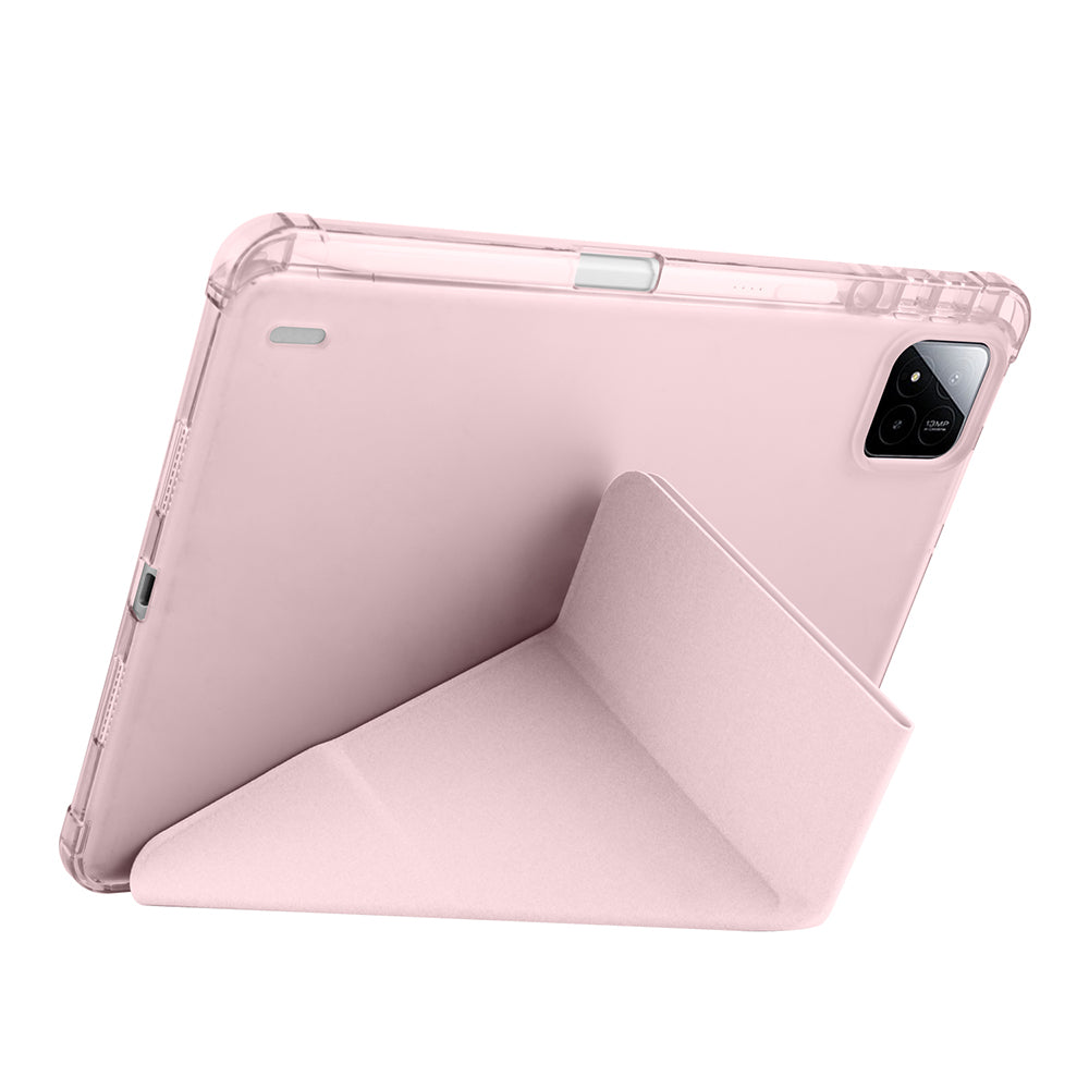 Xiaomi Pad 7 Pro Kılıf Zore Tri Folding Kalem Bölmeli Standlı Kılıf Siyah