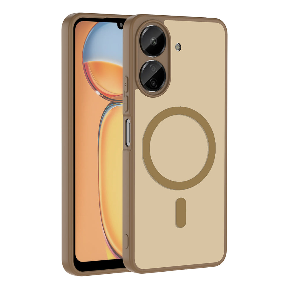 Xiaomi Poco C65 Kılıf M-safe Şarj Özellikli Zore Babet Kapak